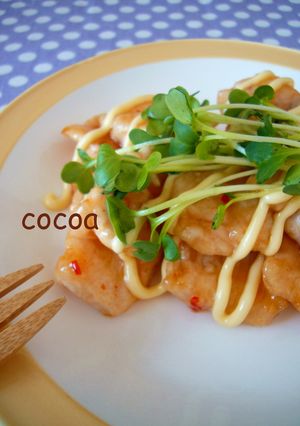 胸肉のスイートチリ♡マヨ-レシピのメイン写真