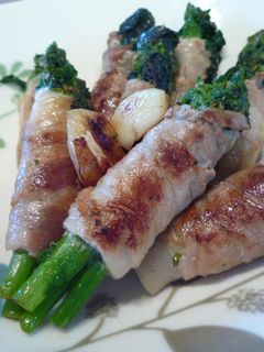 菜の花の豚肉巻き-レシピのメイン写真