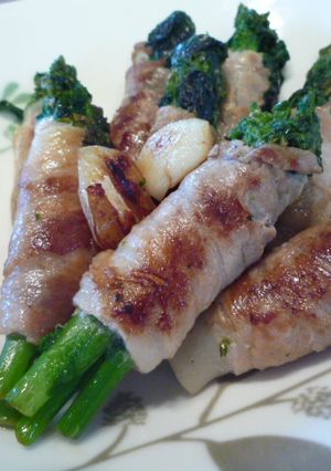 菜の花の豚肉巻き-レシピのメイン写真