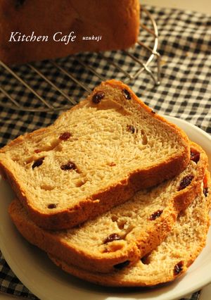 ＨＢ黒糖レーズンミルク食パン-レシピのメイン写真