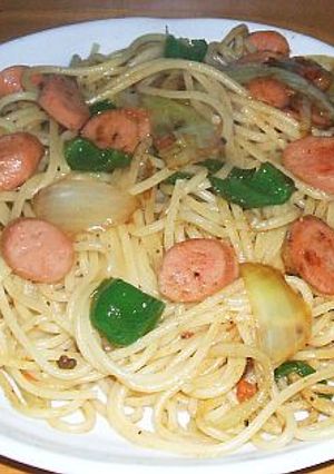 カレー風味ナポリタン-レシピのメイン写真