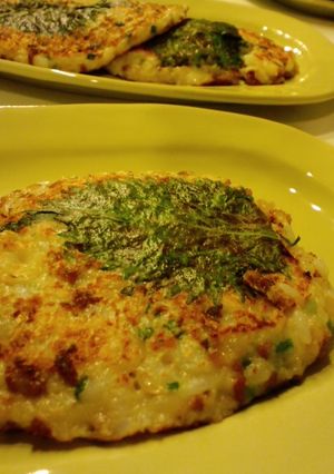 とろろご飯のふわとろお焼き-レシピのメイン写真
