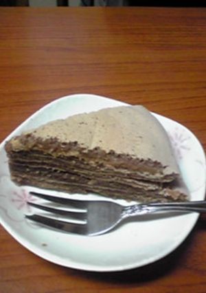 ココア風味のミルクレープ-レシピのメイン写真