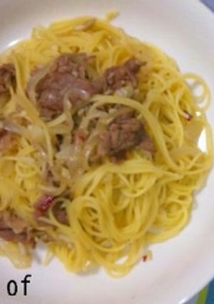 ■簡単!お店より美味!ペペロンチーノ風■-レシピのメイン写真