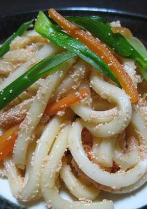 めちゃウマ!簡単タラコの焼きうどん♬-レシピのメイン写真