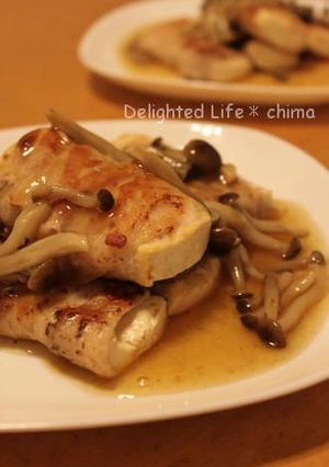 肉巻き豆腐☆キノコあんかけ-レシピのメイン写真