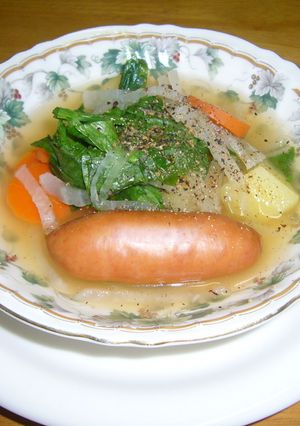 あっという間の簡単野菜スープ-レシピのメイン写真