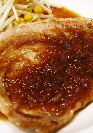 ポークステーキ☆ステーキソース-レシピのメイン写真