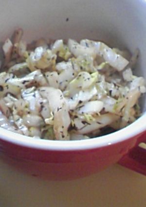 白菜のごま油炒め＊しそ風味＊-レシピのメイン写真