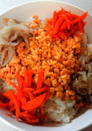 ベジタブルナムル丼-レシピのメイン写真