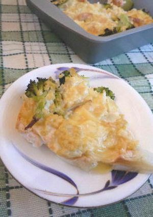 ヘルシー　豆腐ソースのはんぺんグラタン-レシピのメイン写真