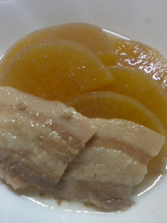 Rレンジでおかず(豚バラと大根煮)-レシピのメイン写真