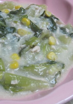 早うまぁ～♡チンゲン菜のクリーム煮☆-レシピのメイン写真