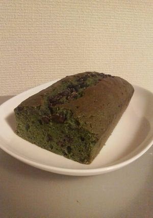 超簡単☆小豆入り抹茶パウンドケーキ-レシピのメイン写真