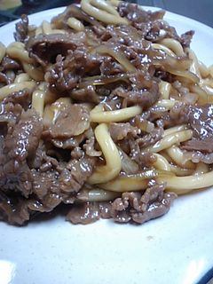 すき焼き風焼きうどん-レシピのメイン写真