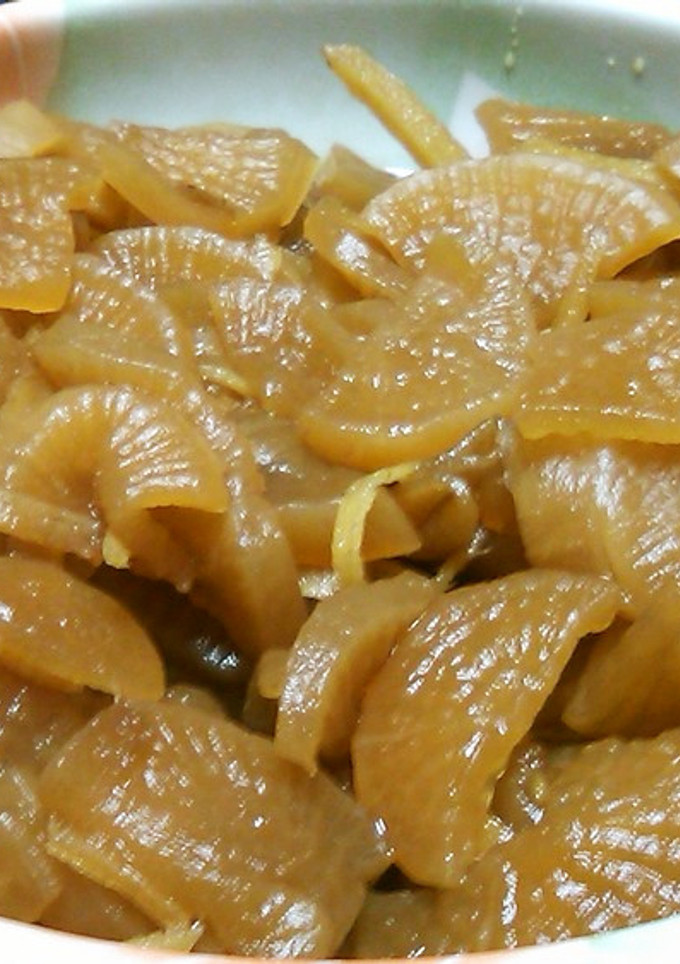 ちょっと甘い大根の佃煮-レシピのメイン写真