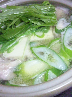 料亭の味「鶏塩湯豆腐」-レシピのメイン写真