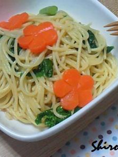 春らしく☆菜の花とちりめんじゃこのパスタ-レシピのメイン写真