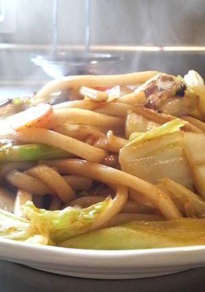 超簡単!カレー焼きうどん♪-レシピのメイン写真