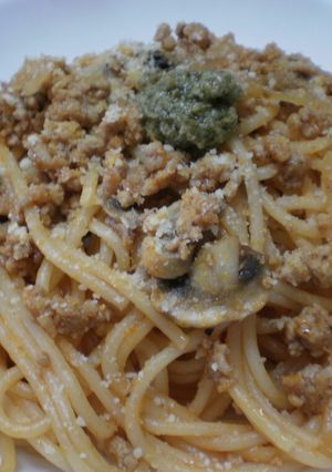 挽肉で作るイタリアンスパゲッティー-レシピのメイン写真