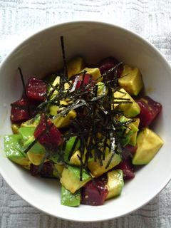 まぐろとアボカドの簡単わさび醤油和え-レシピのメイン写真