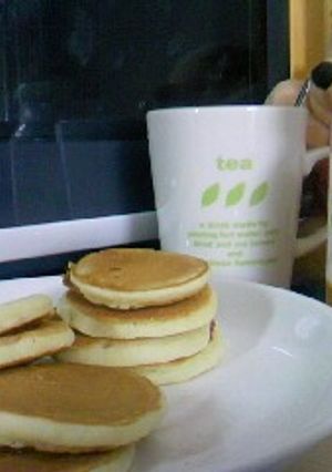 朝食やおやつに♪ゆず茶サンドホットケーキ-レシピのメイン写真