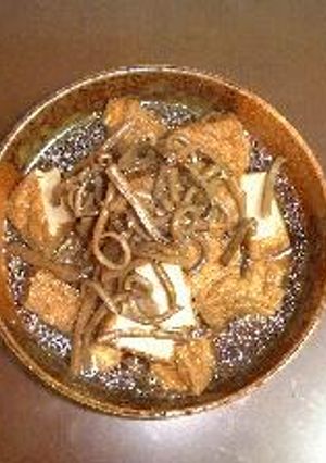厚揚げとぜんまいの簡単うま煮-レシピのメイン写真