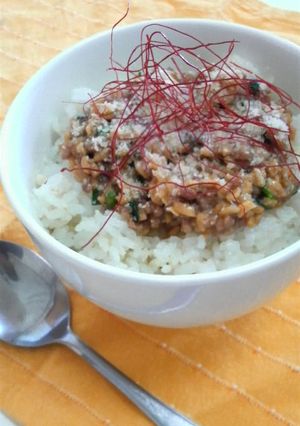 ☆納豆とカレーのやみつき丼☆-レシピのメイン写真
