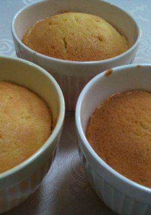 おうちにあるもので簡単♪ｶｯﾌﾟｹｰｷ-レシピのメイン写真