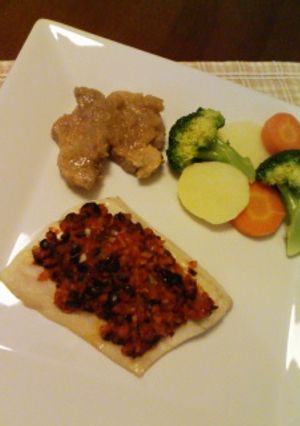 さわらのトマトオリーブソース焼き-レシピのメイン写真