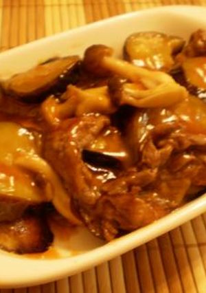 ☆とろ～り茄子と牛肉の甘酢あんかけ☆-レシピのメイン写真