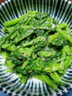 菜の花のゴマ味噌和え-レシピのメイン写真