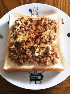 *納豆チーズトースト*-レシピのメイン写真
