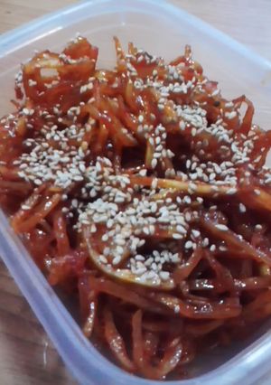 韓国のおかず　さきいかのコチュジャン和え-レシピのメイン写真
