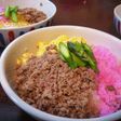 スピーディーに美味しく 三色そぼろ丼