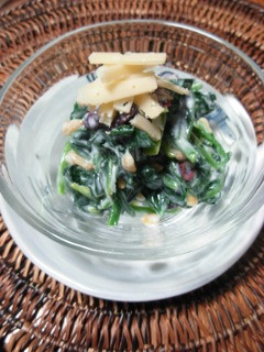 ほうれん草のヨーグルト和え-レシピのメイン写真