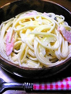 簡単!クリームパスタ♪-レシピのメイン写真
