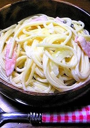 簡単！クリームパスタ♪-レシピのメイン写真