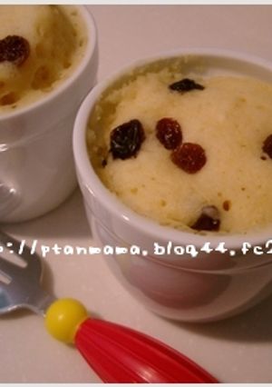 レンジで簡単おうち蒸しパン（卵なし）-レシピのメイン写真