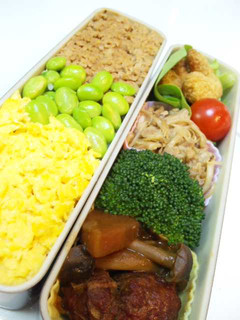 3色丼のお弁当-レシピのメイン写真