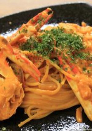 渡り蟹のトマトクリームパスタ-レシピのメイン写真
