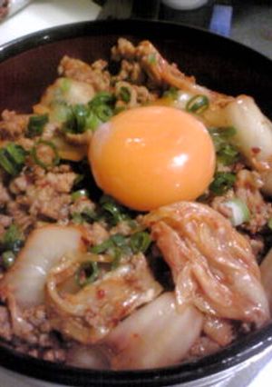 激うま〜豚キムチ丼-レシピのメイン写真