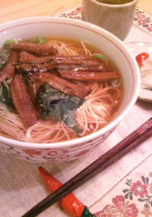 あなごにゅうめん-レシピのメイン写真