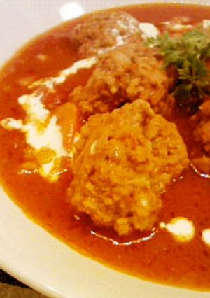 * ミートボールのトマトクリーム煮 *-レシピのメイン写真