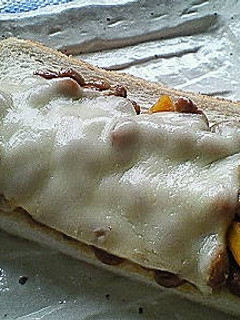 納豆キムチのトースト★-レシピのメイン写真