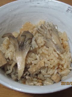 「香り・香ばしさ」のまいたけご飯-レシピのメイン写真
