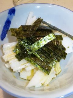 さっぱり元気に!長芋のたんざくのりポン酢-レシピのメイン写真