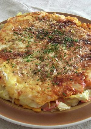 キムチーズお好み焼き-レシピのメイン写真