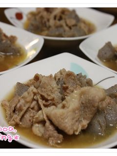 豚こんにゃくの味噌煮込み-レシピのメイン写真