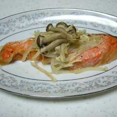รูปของ 鮭のレンジ蒸し